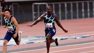 ガトリン、0秒02差多田修平を褒めちぎり　「成長した」「世界の選手の脅威になる」