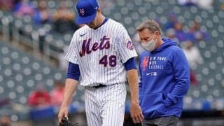 【MLB】CY賞右腕デグロム、右半身の張りでアクシデント降板　3勝目も精密検査へ