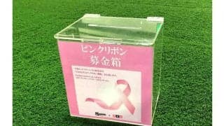ZOZOマリンの至る所がピンクに　ロッテ「Mother’s Day」開催　乳がん撲滅支援の募金も