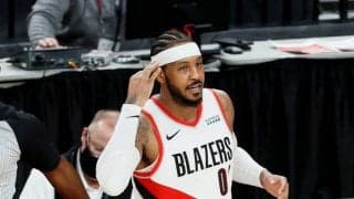 歴代通算得点10位のカーメロがロッカールームで披露したエモーショナルなスピーチ