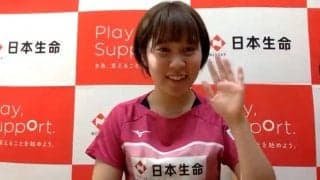 平野美宇「自分が成長していればチャンス」東京五輪まで実戦なしも不安なし