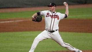 【MLB】“マジカル頭上捕球”から併殺　ブレーブス左腕に米驚愕「ノールック」「何だこれ？」