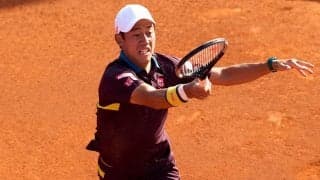 錦織圭、世界28位のフォニーニをストレートで破り2回戦進出[イタリア国際]