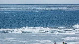 流氷を眺め、雪の上で遊ぶスノーライド（前編）