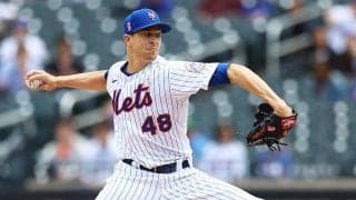 【MLB】デグロムの161キロは「ちっとも見えない」　相手投手の“降参スイング”に米同情