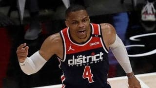 ウェストブルック、182回目トリプルダブルでNBA新記録　八村20得点もウィザーズ惜敗