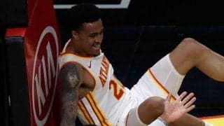 【NBA】八村塁を背後からブロック　ホークス208cm男のダンク阻止に米興奮「華麗だ」「熟練」