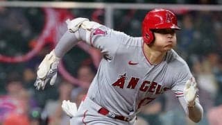 【MLB】大谷翔平が競走　一塁手大慌ての“ギリギリ凡退”に米記者驚き「オオタニ速すぎる！」
