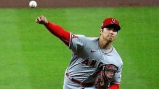 大谷翔平、MVP男が思わずのけ反るフロントドアスライダーにMLB称賛「エグい投球」