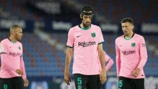 ブスケツ レバンテ戦での手痛いドローに言及「嫌な予感がしていた」