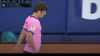 セルジ・ロベルトがレバンテ戦で負傷、前回箇所が再発した可能性