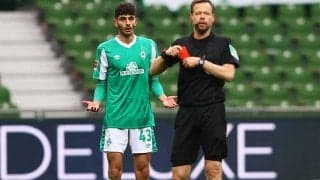 レバークーゼン戦で退場したブレーメンの若手FWディンクシが3試合の出場停止処分に…