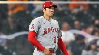 【MLB】大谷翔平、死球寸前から曲がる“腰引けフロントドア”に米実況「ビデオゲームですよ！」