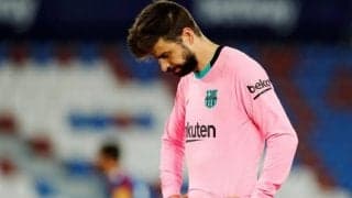 「タイトルを逃すぞ！」レバンテ戦でチームを鼓舞したピケが話題