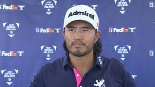 小平智「良い流れでラウンドできている」パッティング好調で初日5アンダー