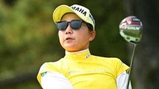 有村智恵が暫定首位　大人の“安全ゴルフ”を封印「今は昔くらい優勝したい欲がある」