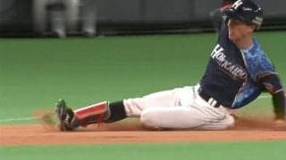 ハムドラ2五十幡が衝撃の三塁打！　到達タイムは昨季パNo1超えの10秒60をマーク