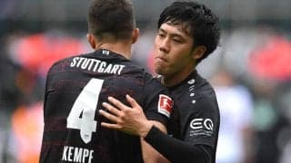 遠藤航が“日本人離れした”豪快ミドルシュート！本人も「幸せ」