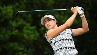 6位原英莉花「流れのスポーツだと痛感」　前日3連続バーディー、再開後に3連続ボギー