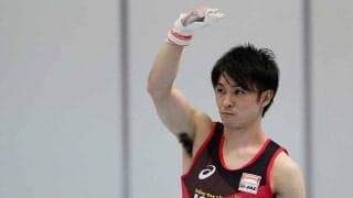 内村航平、NHK杯・鉄棒で15.333点　4度目五輪に前進も「満足する演技を追求しないと」