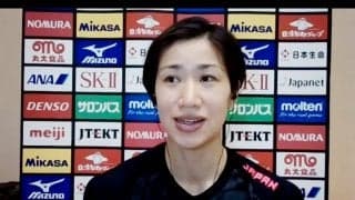 女子日本代表　得点源の長岡と黒後が会見