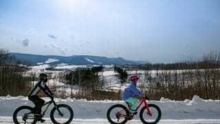 キッズとママのスノーライド