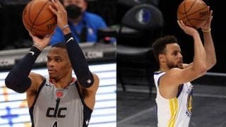 ラッセル・ウェストブルックとステフィン・カリーが5月の月間最優秀選手賞に選出！