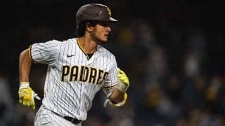 【MLB】ダルビッシュが笑顔でガッツポーズ　今季初安打の瞬間に米興奮「何でもできる！」
