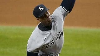 【MLB】人類最速左腕がドヤ顔　“手も足も出ない166km”に米驚愕「絶対打てない」「エグすぎ」