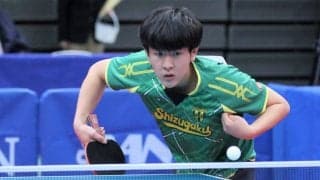 全日本で前回王者下した静岡学園・鈴木笙が2冠＜卓球・インターハイ静岡県個人戦予選＞
