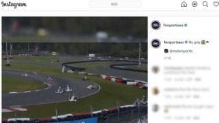 絶対に曲がれないコーナー出現　15台連続コースアウトに海外衝撃「バナナの皮置いた？」