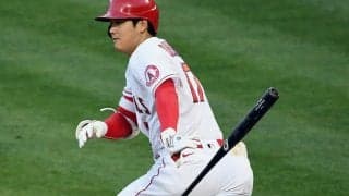 【MLB】「なんて美しいセーフティバント」スタンド大興奮…大谷翔平、1秒で9m進む“快足”