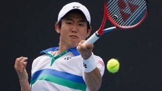 西岡良仁、世界14位モンフィスに2時間18分のフルセットで下し、ベスト8進出 [オープン・パルクARA]