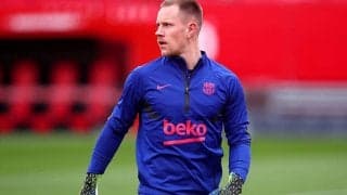 ひと足先に今季終了のバルサ守護神、手術が無事成功 「これからの焦点はリカバリー」