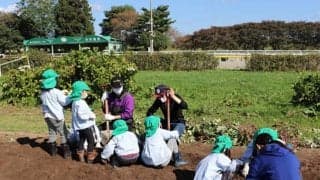 【地方競馬】園児が水沢競馬場で『さつまいもの苗植え』体験会を実施　10月に騎手と収穫祭を開催予定