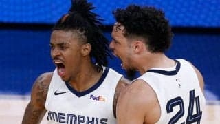 OTで競り勝ったグリズリーズが悲願のプレーオフへ…モラントが大一番で35得点