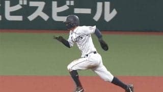 「テレビからでも伝わる速さ」驚異の60盗塁超ペース、西武ドラ4若林が速すぎる