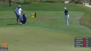 【動画】ムービングサタデーもスーパーショットが続々！ 全米プロ3日目の好プレー集