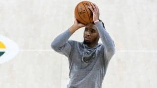 プレーオフで戦列復帰を目指していたジャズのドノバン・ミッチェルが初戦を欠場