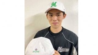 佐々木朗希「面白い試み」　ロッテが29日広島戦の練習で“キシリトールキャップ”着用