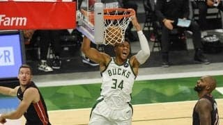 第1クォーターで歴史的な猛攻を見せたバックスがヒートを寄せ付けずにシリーズ2連勝