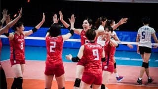 ネーションズリーグ女子開幕 荒木14得点でタイに快勝