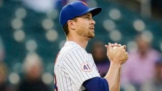 【MLB】剛腕デグロム、大谷に引けを取らない“快足二塁打”に米記者驚き「彼は投手。速い！」