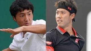 錦織圭と望月慎太郎がグリーンクレーで一緒に練習