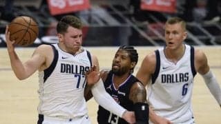 マブスが敵地でクリッパーズに連勝…レイカーズとネッツも白星／NBAプレーオフ