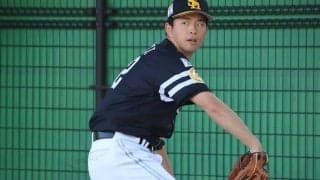 鷹が育成選手の大関友久との支配下契約を発表「スタートラインに立てたかな」