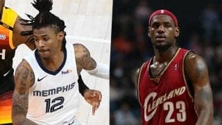 ジャ・モラントがレブロンに次ぐ記録樹立…POで45得点以上を挙げた史上2番目に若い選手に