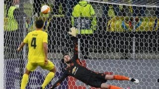 PK11本止められずのデ・ヘア、相手の蹴る方向が書いたメモを渡されていた