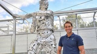 全仏オープン13冠ナダルがステンレス像に！　セレモニーが行われる[全仏オープン]