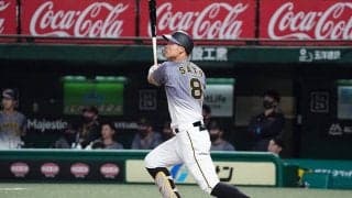 阪神ドラ1佐藤輝がプロ初1試合2本塁打！　第1打席で先制11号、第3打席でも12号の豪快弾